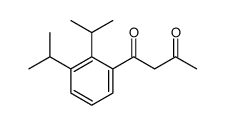 1-[2,3-di(propan-2-yl)phenyl]butane-1,3-dione Structure