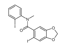 2,2'-diiodo-N-methyl-4,5-methylenedioxybenzanilide结构式