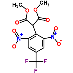 DIMETHYL 2-[2,6-DINITRO-4-(TRIFLUOROMETHYL)PHENYL]MALONATE结构式