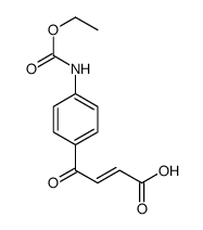 2-Butenoic acid, 4-(4-((ethoxycarbonyl)amino)phenyl)-4-oxo-, (E)- Structure
