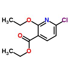 Ethyl 6-chloro-2-ethoxynicotinate结构式