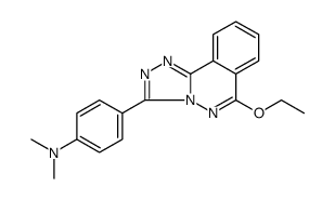 Benzenamine, 4-(6-ethoxy-1,2,4-triazolo[3,4-a]phthalazin-3-yl)-N,N-dimethyl结构式