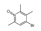 4-bromo-2,3,6-trimethyl-1-oxidopyridin-1-ium Structure