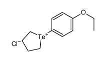 1-(4-ethoxyphenyl)tellurolan-1-ium,chloride Structure