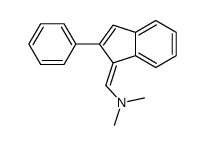 N,N-dimethyl-1-(2-phenylinden-1-ylidene)methanamine结构式