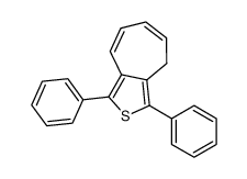 1,3-diphenyl-8H-cyclohepta[c]thiophene Structure