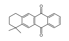 10,10-dimethyl-8,9-dihydro-7H-tetracene-5,12-dione Structure