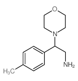 2-Morpholin-4-yl-2-p-tolyl-ethylamine结构式