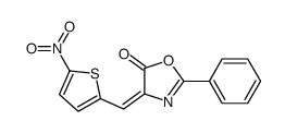 4-[(5-nitrothiophen-2-yl)methylidene]-2-phenyl-1,3-oxazol-5-one Structure