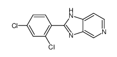 2-(2,4-dichlorophenyl)-3H-imidazo[4,5-c]pyridine结构式