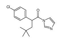 2-(4-chlorophenyl)-1-imidazol-1-yl-4,4-dimethylpentan-1-one结构式