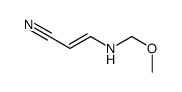 3-(methoxymethylamino)prop-2-enenitrile结构式