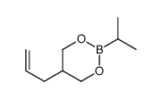 2-propan-2-yl-5-prop-2-enyl-1,3,2-dioxaborinane Structure