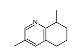 3,8-dimethyl-5,6,7,8-tetrahydroquinoline结构式