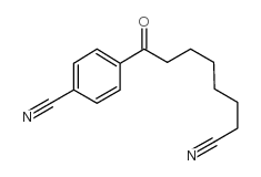 8-(4-CYANOPHENYL)-8-OXOOCTANENITRILE结构式