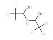 2,2,2-trichloro-1-(2,2,2-trichloro-1-hydroxy-ethyl)phosphanyl-ethanol结构式