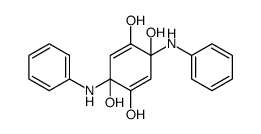 2,5-Cyclohexadiene-1,2,4,5-tetrol, 1,4-bis(phenylamino) Structure