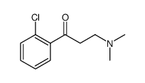 1-Propanone, 1-(2-chlorophenyl)-3-(dimethylamino) Structure