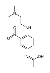 N-[4-[2-(dimethylamino)ethylamino]-3-nitrophenyl]acetamide Structure