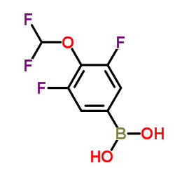 (4-(Difluoromethoxy)-3,5-difluorophenyl)boronic acid picture