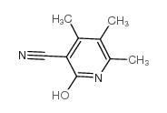 2-羟基-4,5,6-三甲基烟腈结构式