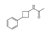 N-(3-PHENYLCYCLOBUTYL)ACETAMIDE Structure