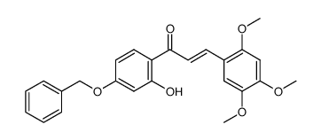 4'-Benzyloxy-2'-hydroxy-2,4,5-trimethoxychalcone结构式