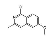 1-chloro-6-methoxy-3-methylisoquinoline Structure