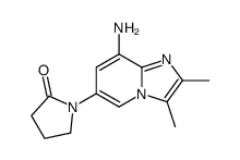 1-(8-amino-2,3-dimethylimidazo[1,2-a]pyridin-6-yl)pyrrolidin-2-one Structure