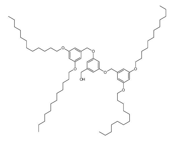 [3,5-bis[(3,5-didodecoxyphenyl)methoxy]phenyl]methanol结构式