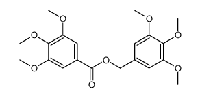 (3,4,5-trimethoxyphenyl)methyl 3,4,5-trimethoxybenzoate结构式