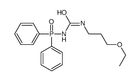 1-diphenylphosphoryl-3-(3-ethoxypropyl)urea Structure
