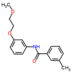 N-[3-(2-Methoxyethoxy)phenyl]-3-methylbenzamide Structure