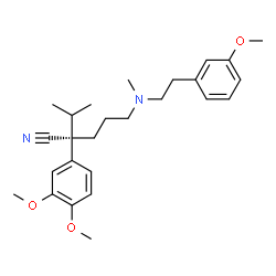 4-desmethoxyverapamil Structure