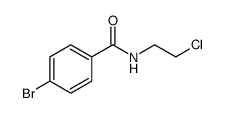 Benzamide, 4-bromo-N-(2-chloroethyl)结构式