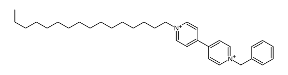 1-benzyl-4-(1-hexadecylpyridin-1-ium-4-yl)pyridin-1-ium Structure