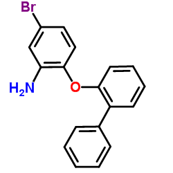 2-(2-Biphenylyloxy)-5-bromoaniline Structure