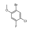 1-Bromo-5-chloro-4-fluoro-2-methoxybenzene structure