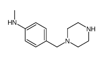 Methyl-(4-piperazin-1-ylmethyl-phenyl)-amine结构式
