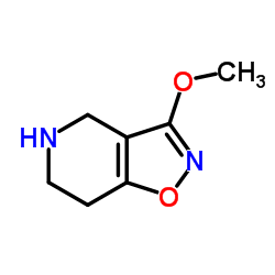 Isoxazolo[4,5-c]pyridine,4,5,6,7-tetrahydro-3-methoxy- structure