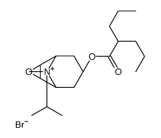 9-isopropyl-9-methyl-7-((2-propylpentanoyl)oxy)-3-oxa-9-azatricyclo[3.3.1.02,4]nonan-9-ium bromide Structure