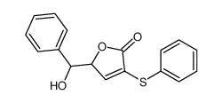 2-[hydroxy(phenyl)methyl]-4-phenylsulfanyl-2H-furan-5-one Structure