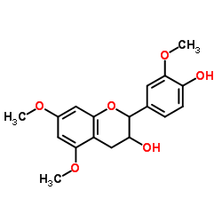 3,4'-Dihydroxy-3',5,7-trimethoxyflavan Structure