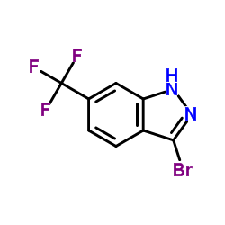 3-Bromo-6-(trifluoromethyl)-1H-indazole Structure