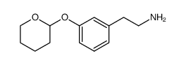 tetrahydropyran-2-yl ether of 3-(2-aminoethyl)-phenol Structure