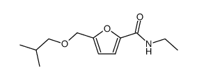 5-isobutoxymethyl-furan-2-carboxylic acid ethylamide结构式