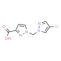 1-[(4-Chloro-1H-pyrazol-1-yl)methyl]-1H-pyrazole-3-carboxylic acid图片