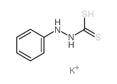 Hydrazinecarbodithioicacid, 2-phenyl-, potassium salt (1:1)结构式