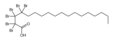 2,2,3,3,4,4-hexabromooctadecanoic acid结构式