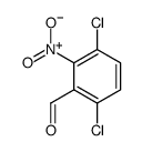 3,6-dichloro-2-nitrobenzaldehyde Structure